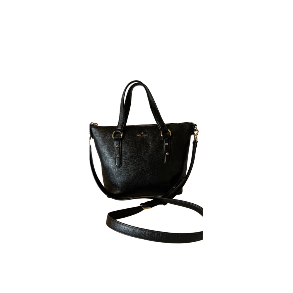Authentic Kate Spade small penny larchmont ave bag Genuine cow hide leather BLK